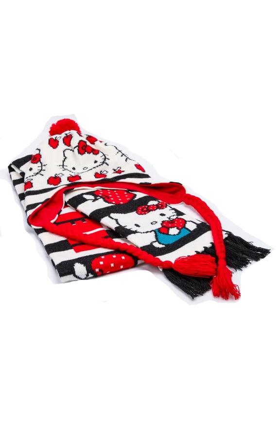 Red Beanie and Scarf Set, 1 Pack