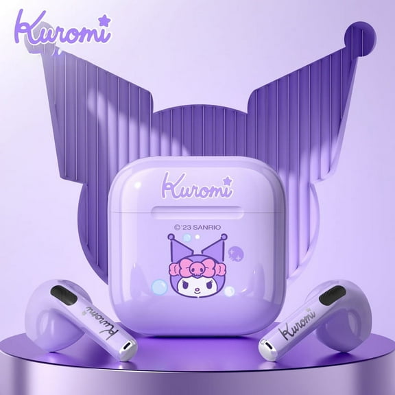 Sanrio Hello Kitty Bluetooth Earphones Kuromi Ture Wireless Headset Music Sport Touch Control Games Headphones Cinnamoroll Gifts