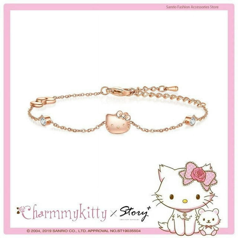 Sanrio Hello Kitty Brace Lace Bracelet Birthday Gift 2023 New Jewelry Charm  Bracelet Bracelet Anime bracelet for women