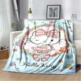 Sanrio Hello Kitty Cartoon Blanket Flannel Soft Fluffy Fleece Throw