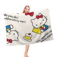 thumbnail image 1 of Sanrio Hello Kitty Cartoon Blanket Soft Cozy Flannel Blanket Home Decor Four Seasons Sofa Bed Sofa Bedroom 60x50 Inch, 1 of 1
