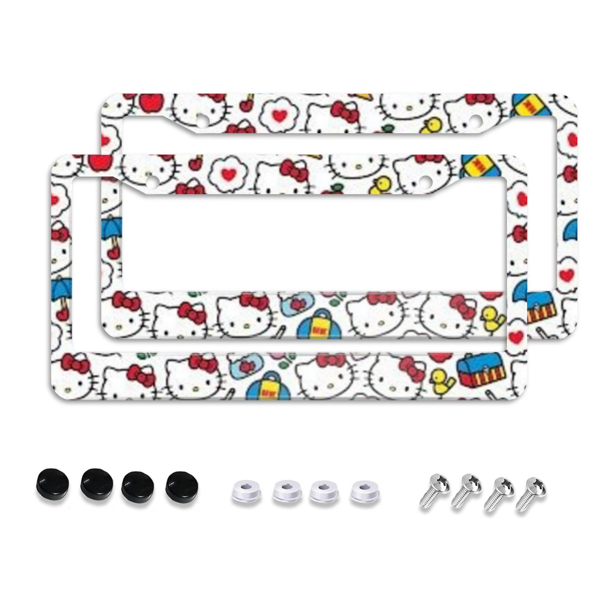 "Silly Boys Trucks Are For Girls" License Plate Frame - Black With Pink Lettering
