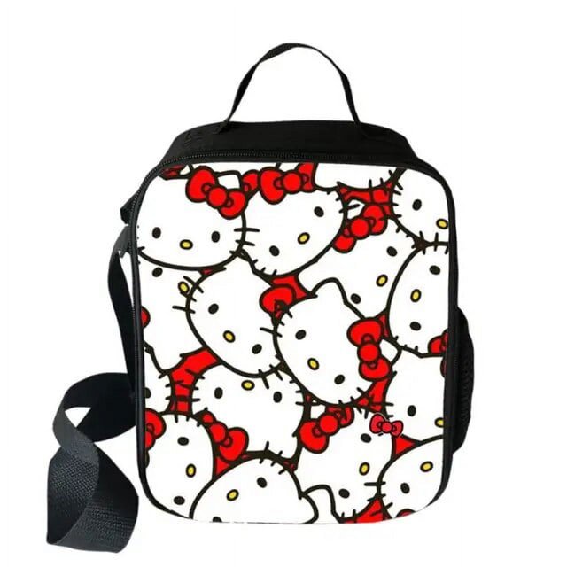 Sanrio Hello Kitty Cartoon Cooler Lunch Bag Portable Thermal Food