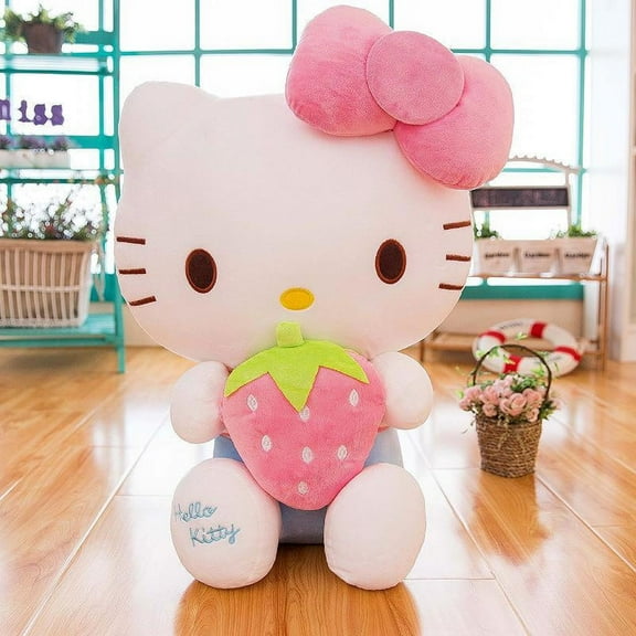 Sanrio Hello Kitty Cartoon Cute Plush Stuffed Toys Soft Pillow Plushies Doll Birthday Xmas Gifts