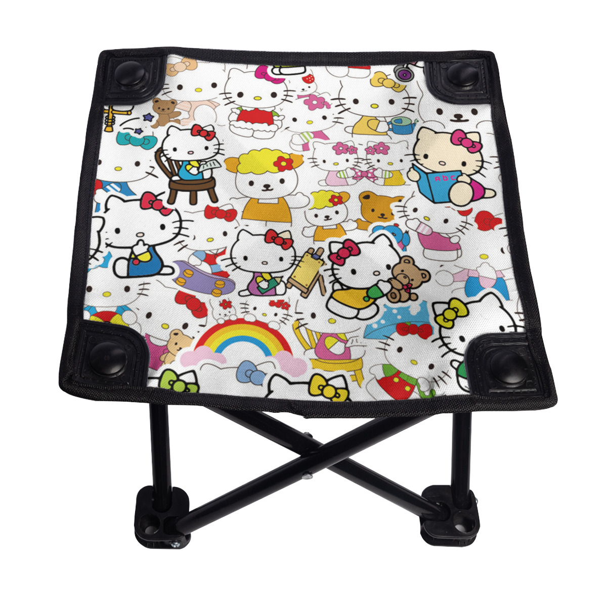 Sanrio Hello Kitty Cartoon Portable Folding Camping Stool Outdoor ...