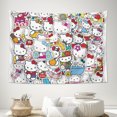 Sanrio Hello Kitty Cartoon Tapestry Bedroom Poster Beautiful Room Decor