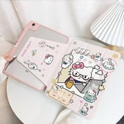 Sanrio Hello Kitty Cartoon iPad Pro2024 Protective Case 11/13 inch Rotating Air 6/5/4 Tablet Case 10.9 Acrylic 10th Generation