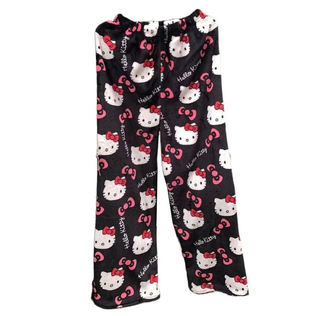 Sanrio Hello Kitty Celana Mewah Women Thickened Warm Pajama Pants Cute ...