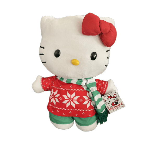 Sanrio Hello Kitty Christmas Holiday Porch Greeter Plush Doll