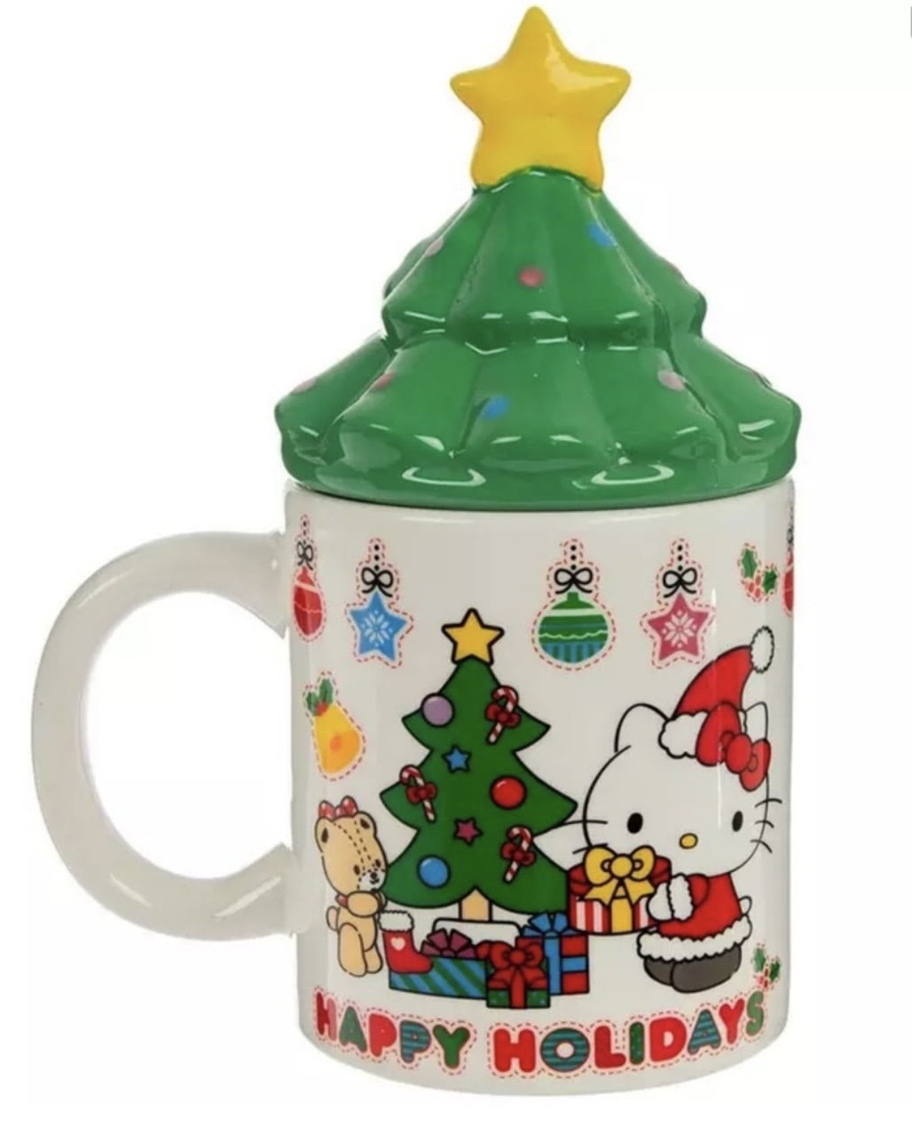 Sanrio Hello Kitty Christmas Tree Topper Mug