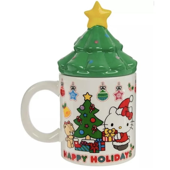 Sanrio Hello Kitty Christmas Tree Topper Mug