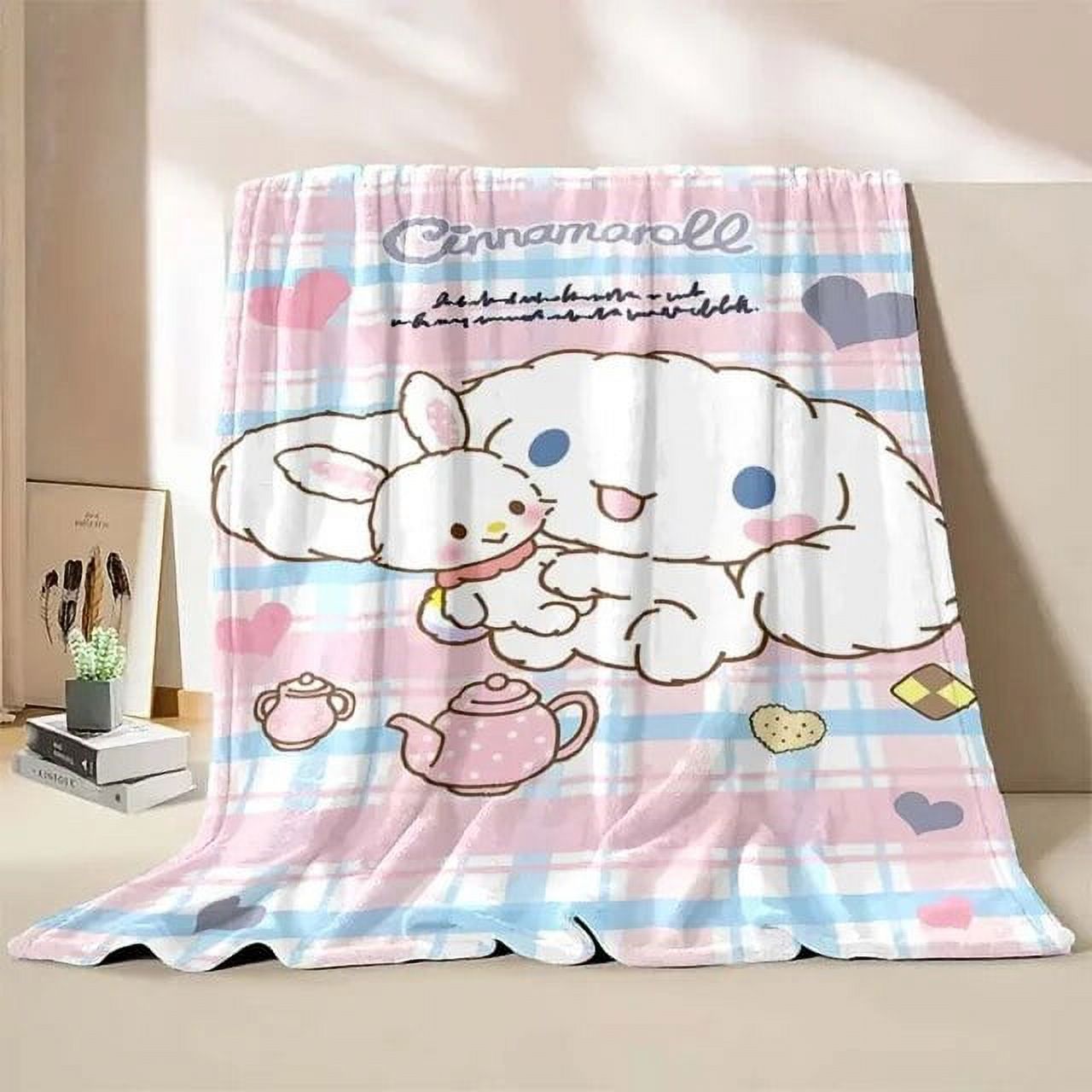 Sanrio Hello Kitty Cinnamoroll Blanket Children‘s Soft Fluffy Blanket ...