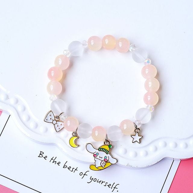 Sanrio Hello Kitty Kuromi Bracelet Anime New Bangle Jewelry Charms  Accessory Kawaii Cartoon Cute Creativity Girls Birthday Gifts