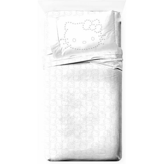Sanrio Hello Kitty Constellation 3 Piece Twin Size Sheet Set