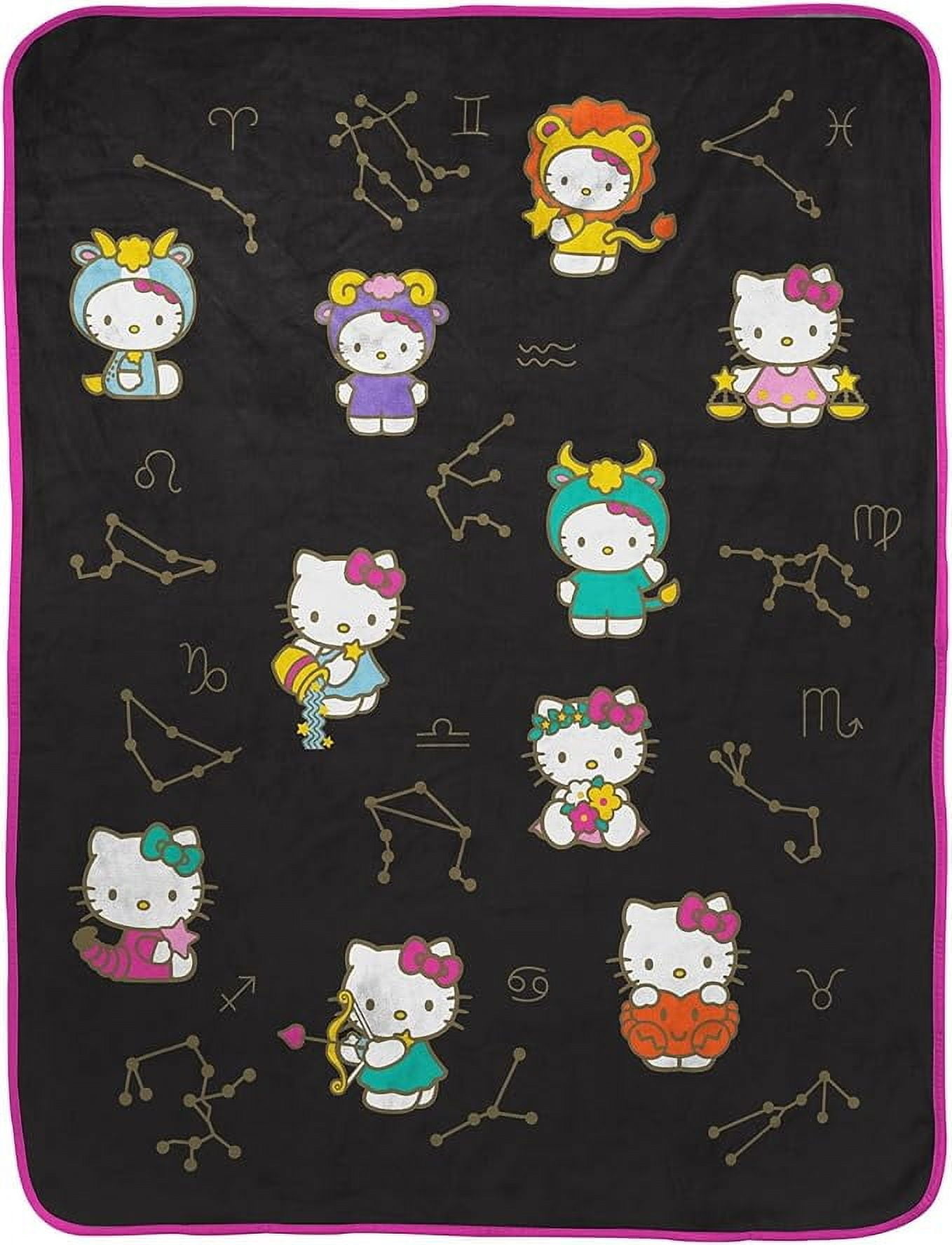 Sanrio Hello Kitty Constellation 40 x 50 Silk Touch Throw Blanket