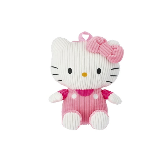 Sanrio Hello Kitty Kids Corduroy Plush Backpack, Pink