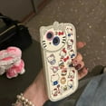 thumbnail image 1 of Sanrio Hello Kitty Cute Rhinestone Soft Gel  Phone Case for Apple iPhone 15 14 13 12 11 Pro Max New Phone Case, 1 of 20
