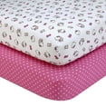 thumbnail image 1 of Sanrio Hello Kitty Cute as a Button 2 Piece Sheet Set, Pink/White, 1 of 3