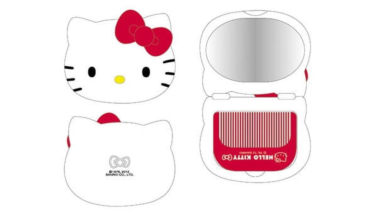 Sanrio Hello Kitty Die Cut Compact Mirror, Cute Design, Portable