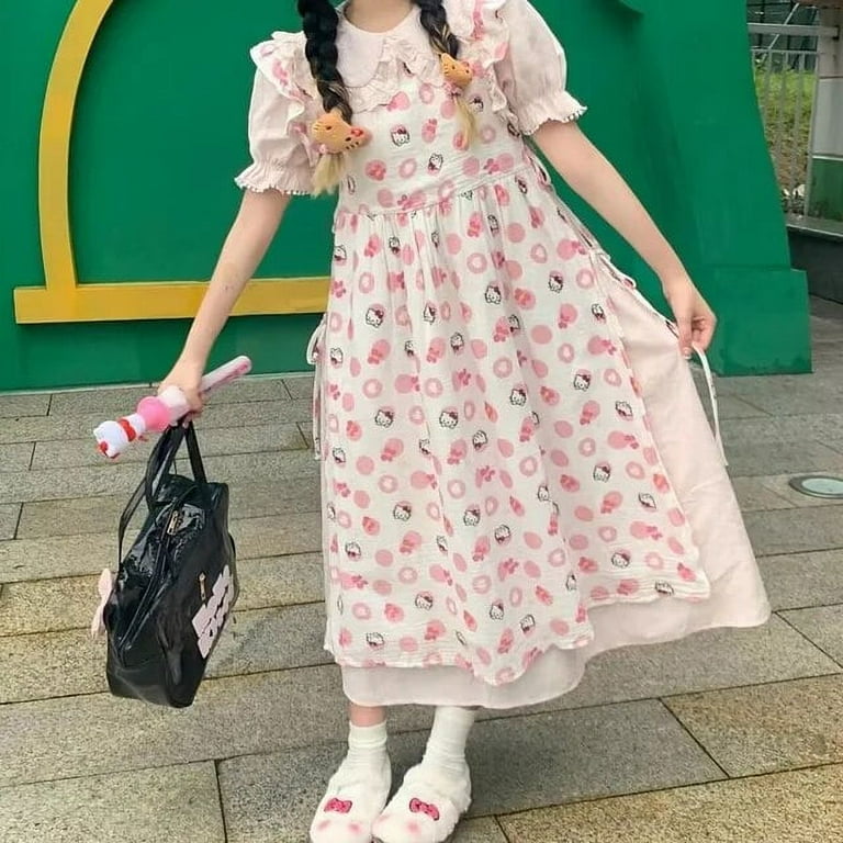 Elegant College Print Buttons V Neck Vest Dress Dresses Elegant College Print Buttons V Neck Vest Dress Dresses