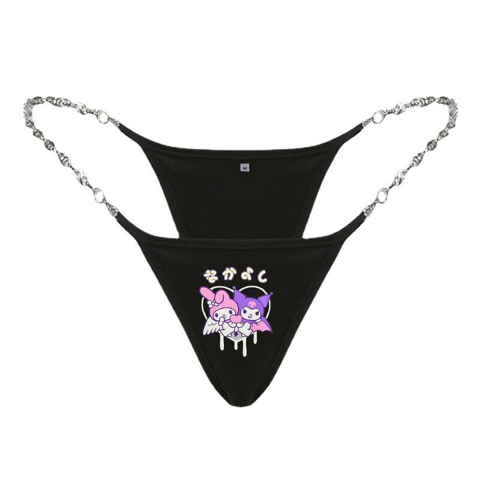 Sanrio Hello Kitty Fashion Female Metal Chain Thong My Melody