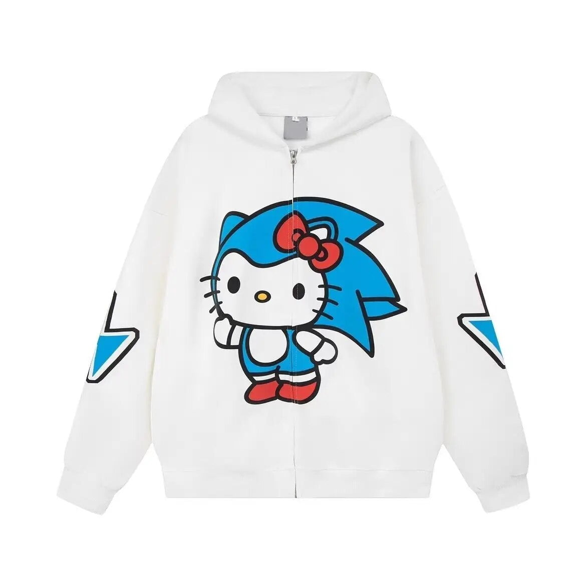 Sanrio Hello Kitty Fashion Streetwear Hoodie Women Cartoon
