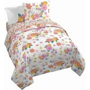 Sanrio Hello Kitty Floral Grace 7 Piece King Size Comforter Set with Shams