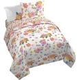 thumbnail image 1 of Sanrio Hello Kitty Floral Grace 7 Piece Queen Size Comforter Set with Shams, 1 of 4