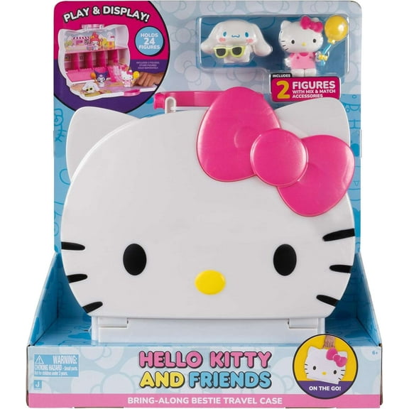 Sanrio Hello Kitty & Friends Bring-Along Bestie Travel Case Playset [RANDOM Packaging]