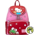 thumbnail image 1 of Loungefly Sanrio Hello Kitty & Friends Pink Mini Faux Leather Shell Backpack, 1 of 10