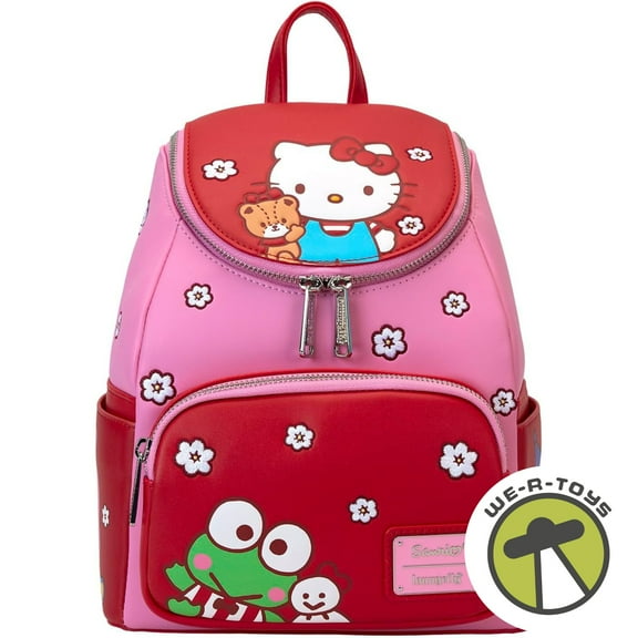 Loungefly Sanrio Hello Kitty & Friends Pink Mini Faux Leather Shell Backpack