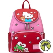 Loungefly Sanrio Hello Kitty & Friends Pink Mini Faux Leather Shell Backpack