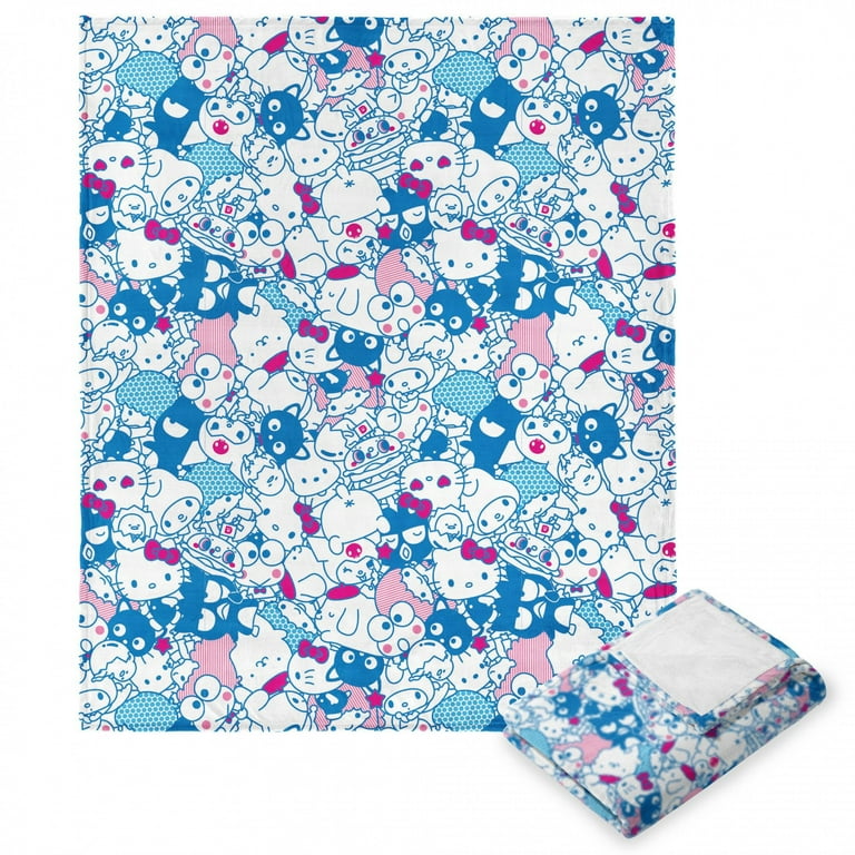 Hello Kitty and Friends Snuggled Up Silk Touch Throw Blanket Hello Kitty and Friends Snuggled Up Silk Touch Throw Blanket