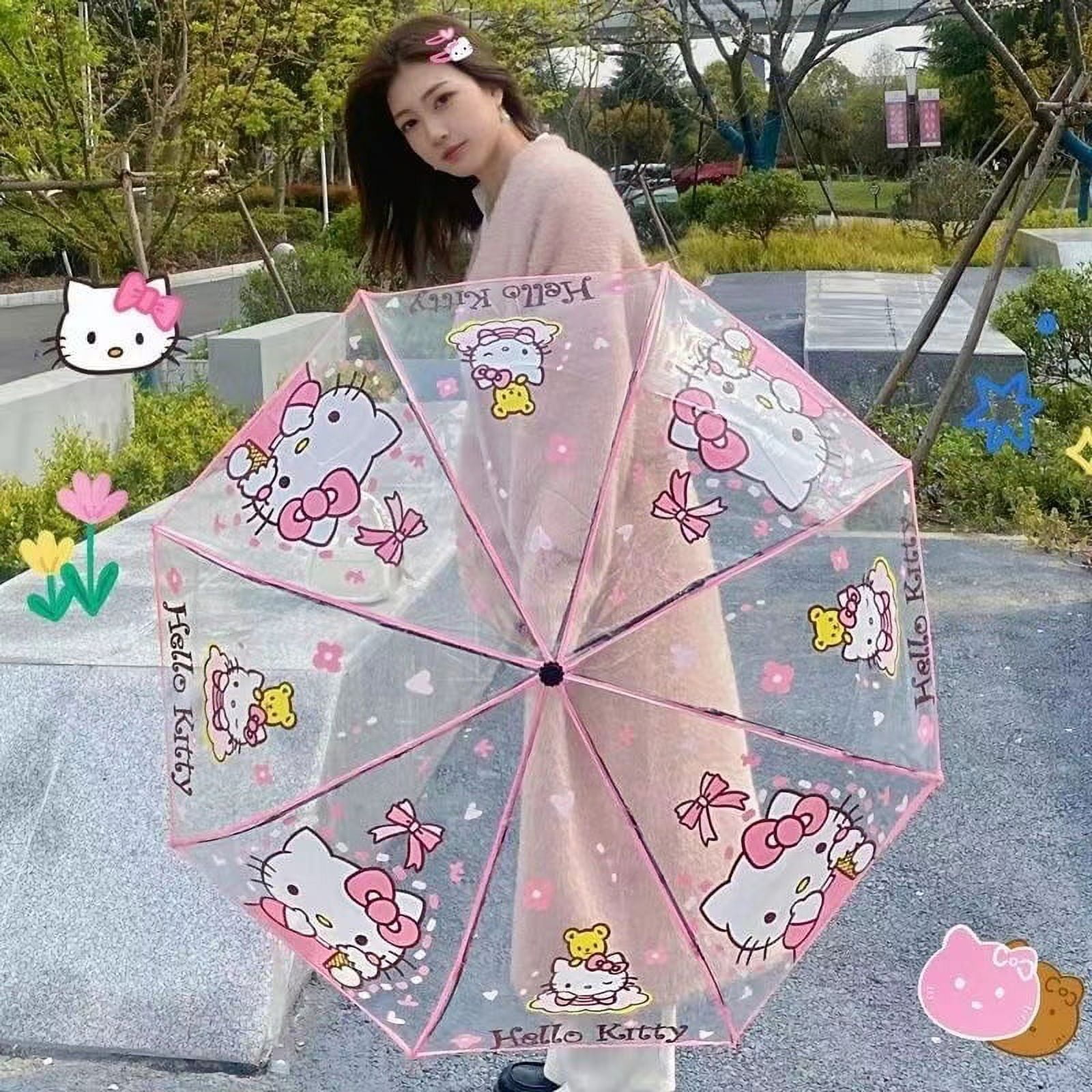 Sanrio Hello Kitty Fully Automatic Umbrella Cartoon Kuromi Cinnamoroll