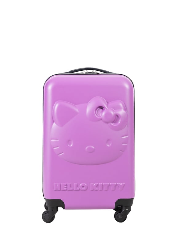 Sanrio Hello Kitty Girl's 20" Embossed Luggage -Pink