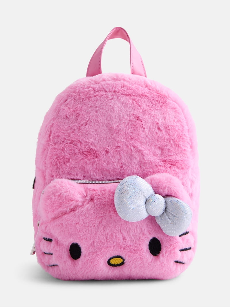 hello kitty backpack fluffy Plushie Carry your essentials in style with the Hello Kitty Plushie Backpack Hello Kitty My Melody Plush