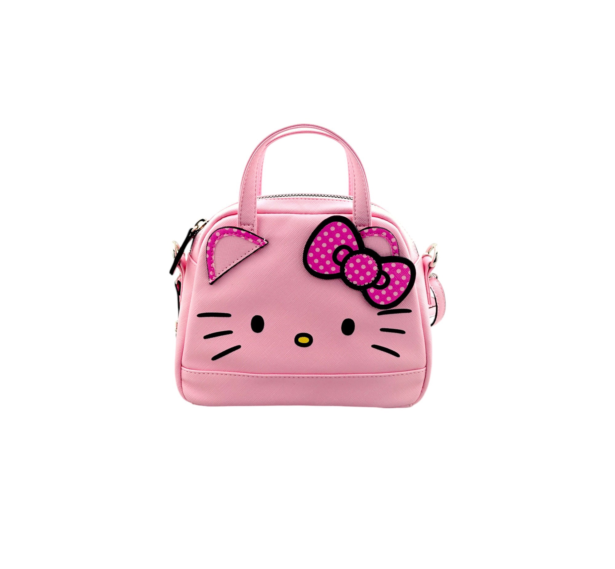 Hello Kitty Girls Mini Satchel Crossbody Bag, Pink
