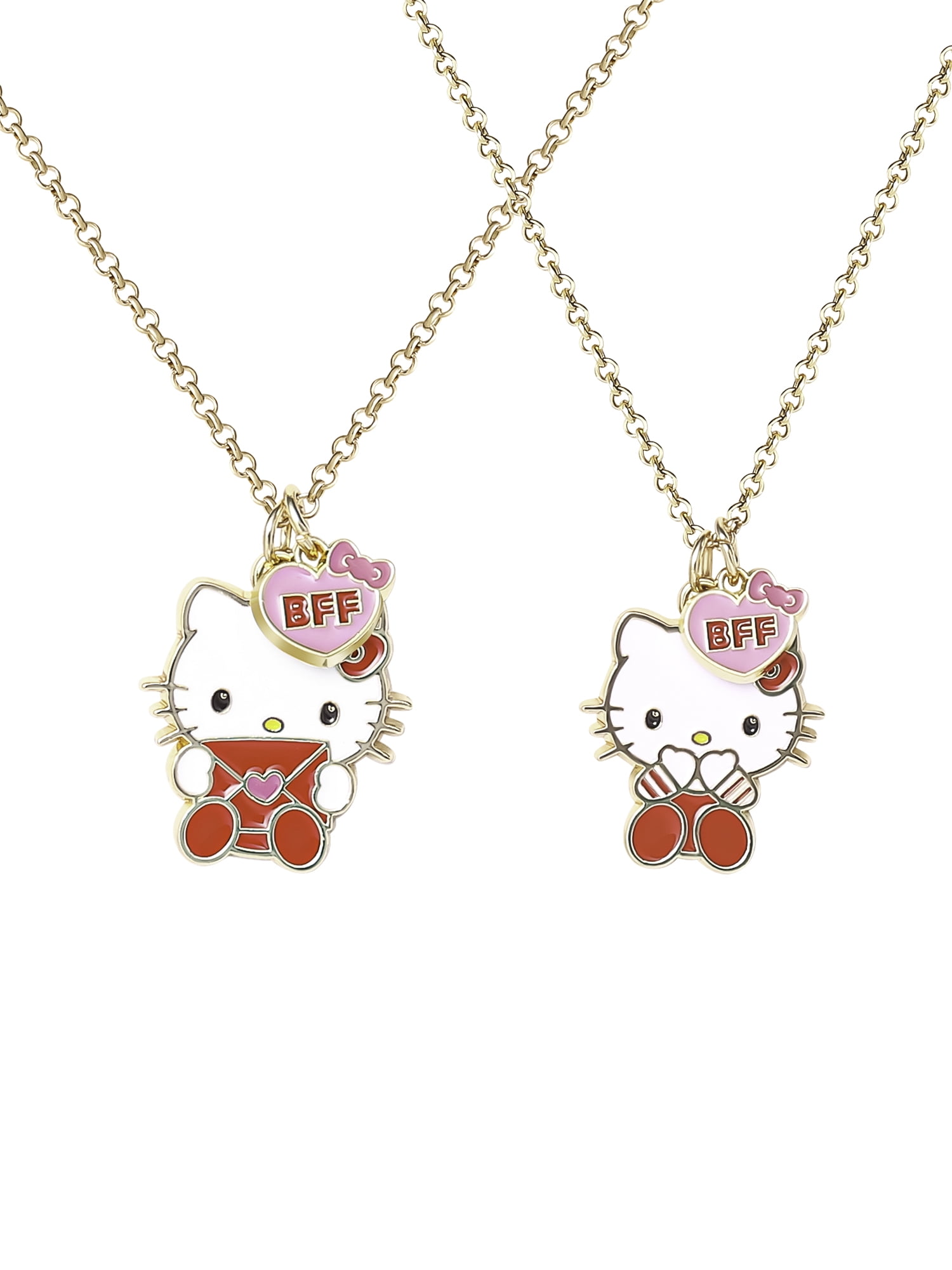 Sanrio Hello Kitty Girls BFF Necklace Set - 16" + 3" Extender