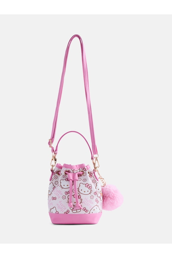 Hello Kitty Girls Drawstring Bag, Pink