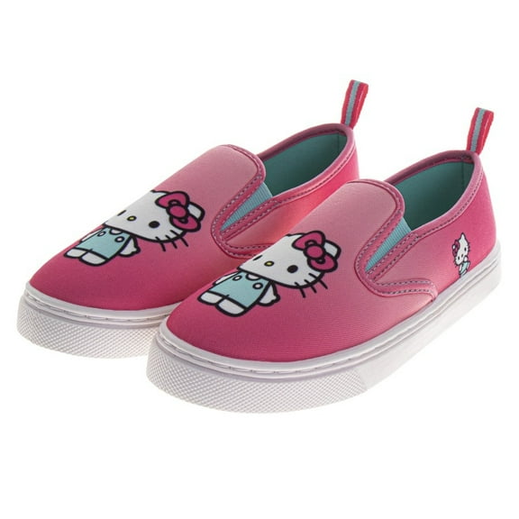 Sanrio Hello Kitty Girls Canvas Sneakers, Pink, Size: 5