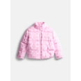 thumbnail image 1 of Sanrio Hello Kitty Girls Mock Neck Puffer Jacket, Sizes 4–18, 1 of 3