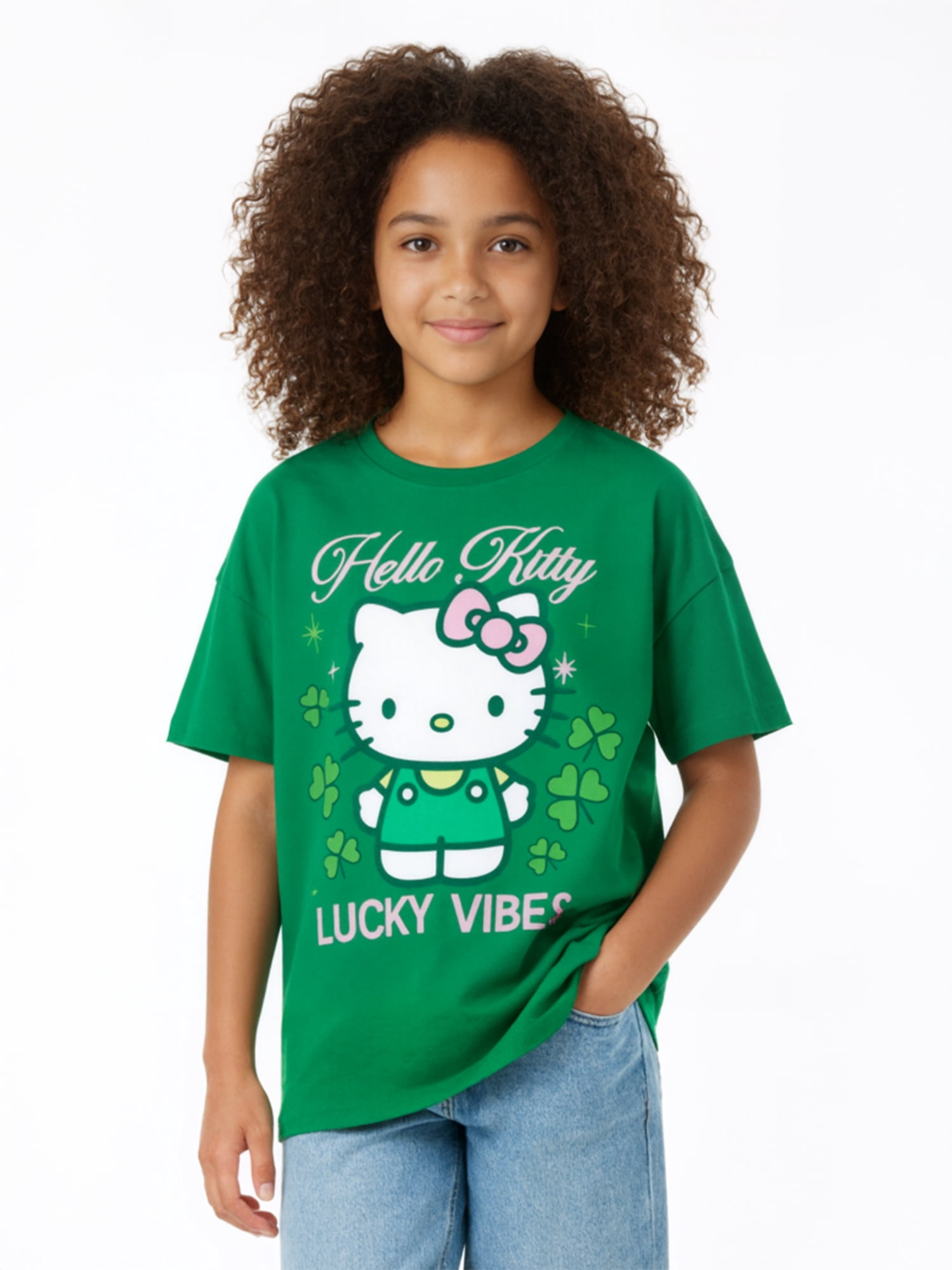 T-shirt imprimé Hello Kitty And Friends fille