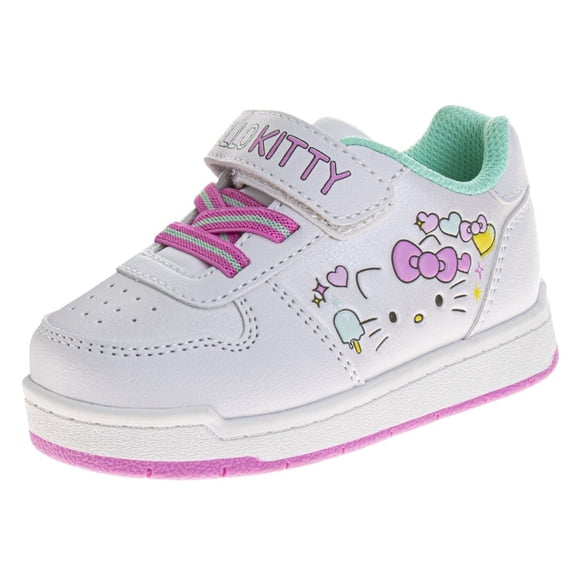 Sanrio Hello Kitty Girls Toddler Sneakers, White, Size: 9