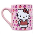 thumbnail image 1 of Sanrio Hello Kitty Glitter Strawberry Ceramic Mug | Holds 14 Ounces, 1 of 3