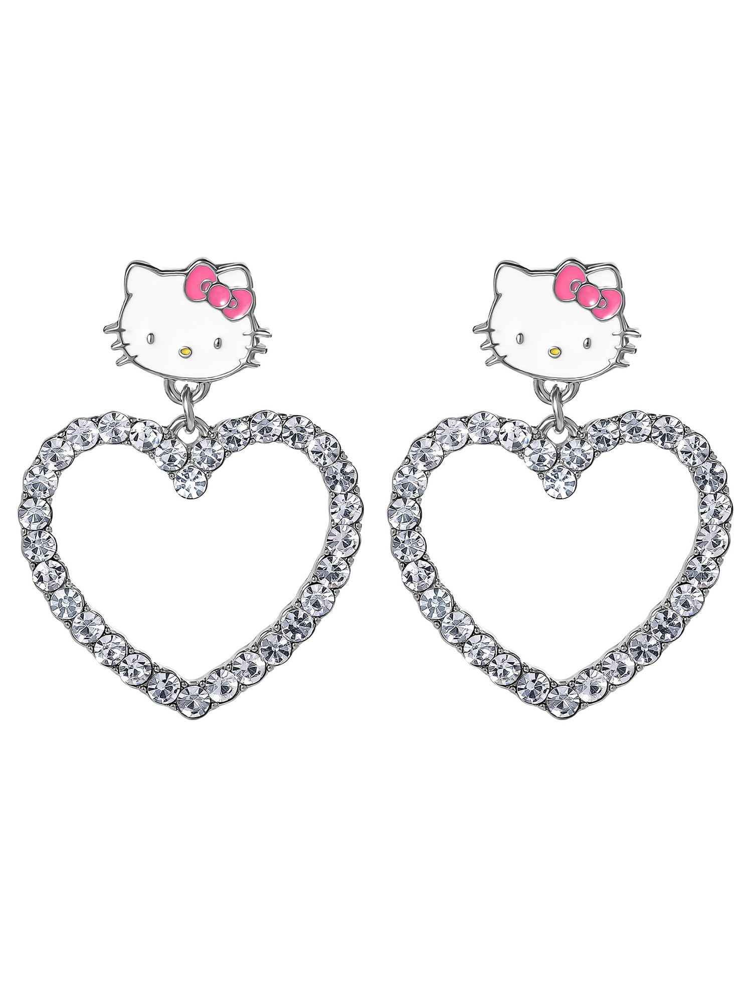 Sanrio Hello Kitty Heart Earrings