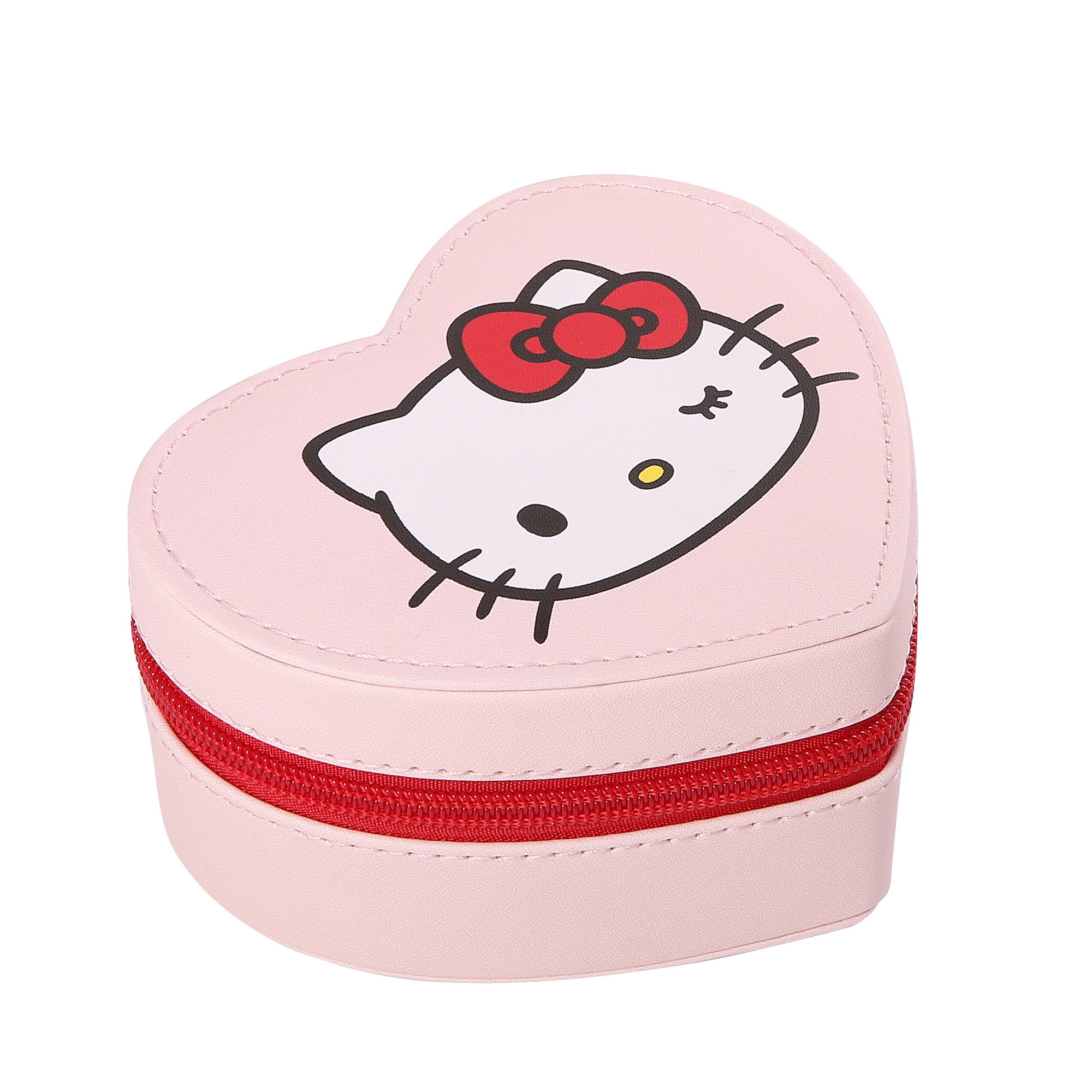 Sanrio Hello Kitty Heart Shaped Jewelry Travel Case