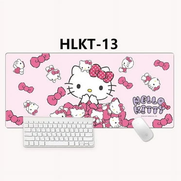 Sanrio  Hello Kitty HelloMouse Pad Kawaii Large Kittys  Pc Gaming Computer Accessori Keyboard Laptop Mouse Mat Gamer Varmilo Completo Mousepad Gift