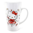 thumbnail image 1 of Sanrio Hello Kitty Holiday Candy Cane Ceramic Tall Latte Mug | Holds 16 Ounces, 1 of 8