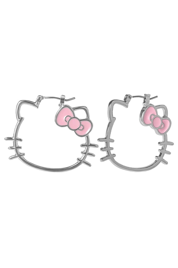 Girls/Tween Hello Kitty Hoop Earrings