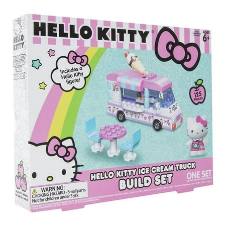 Sanrio Hello Kitty Ice Cream Truck Building Block Set